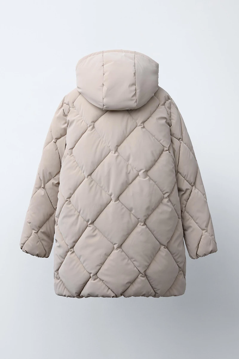 MANTEAU LÉGER MATELASSÉ EFFET GOMME