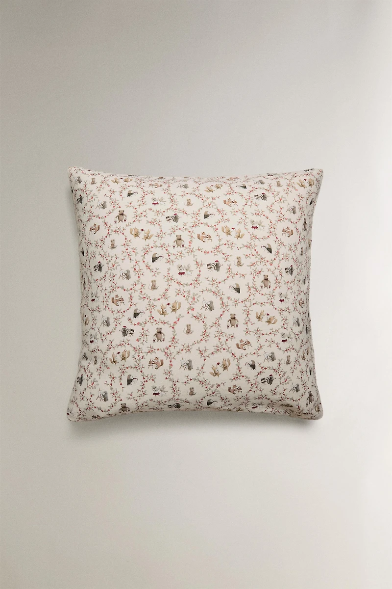 TAIE D’OREILLER ENFANT ANIMAUX NOËL