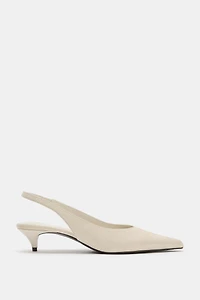 CHAUSSURES À TALONS ET BRIDES ARRIÈRE EN CUIR