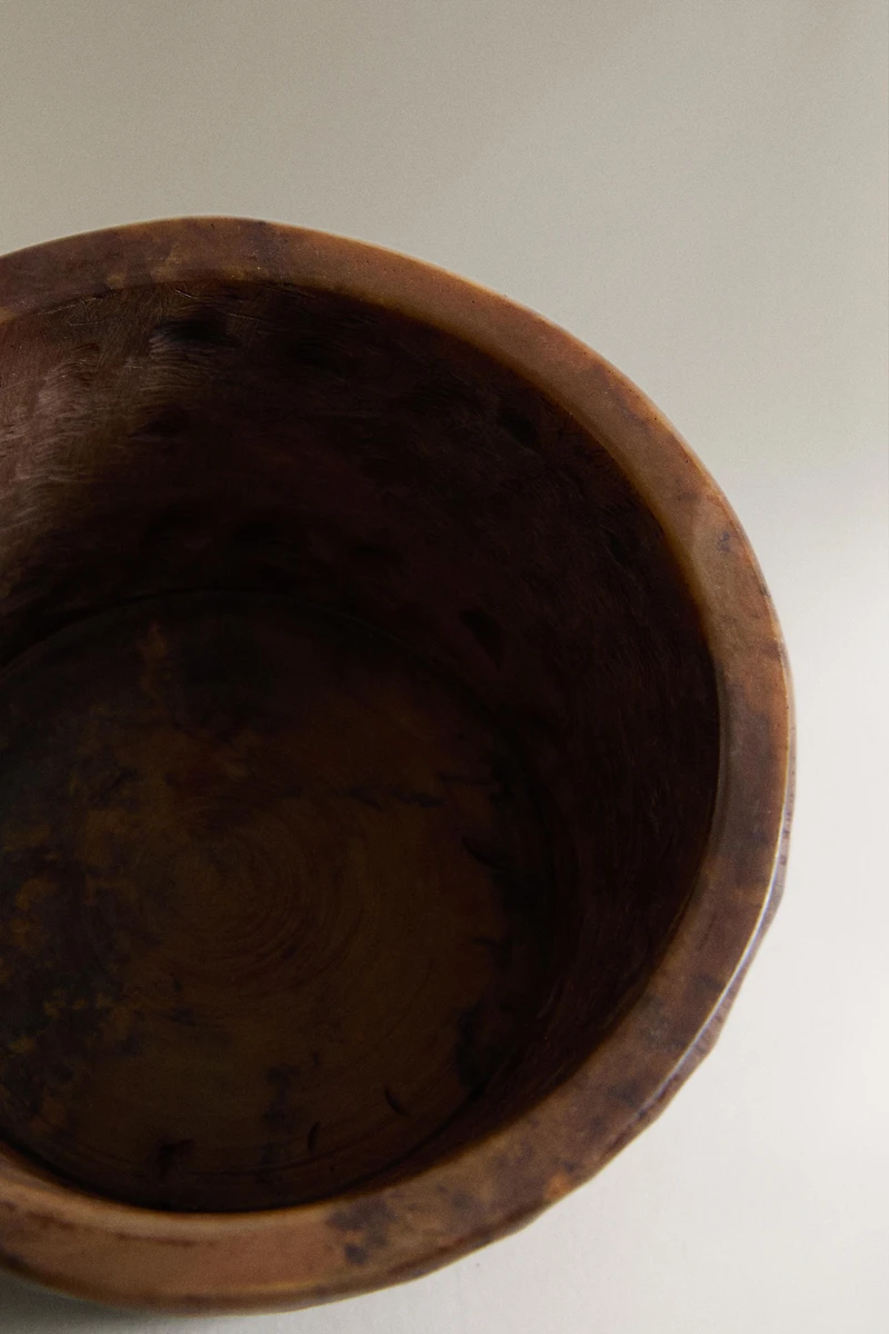 DECORATIVE STONE BOWL