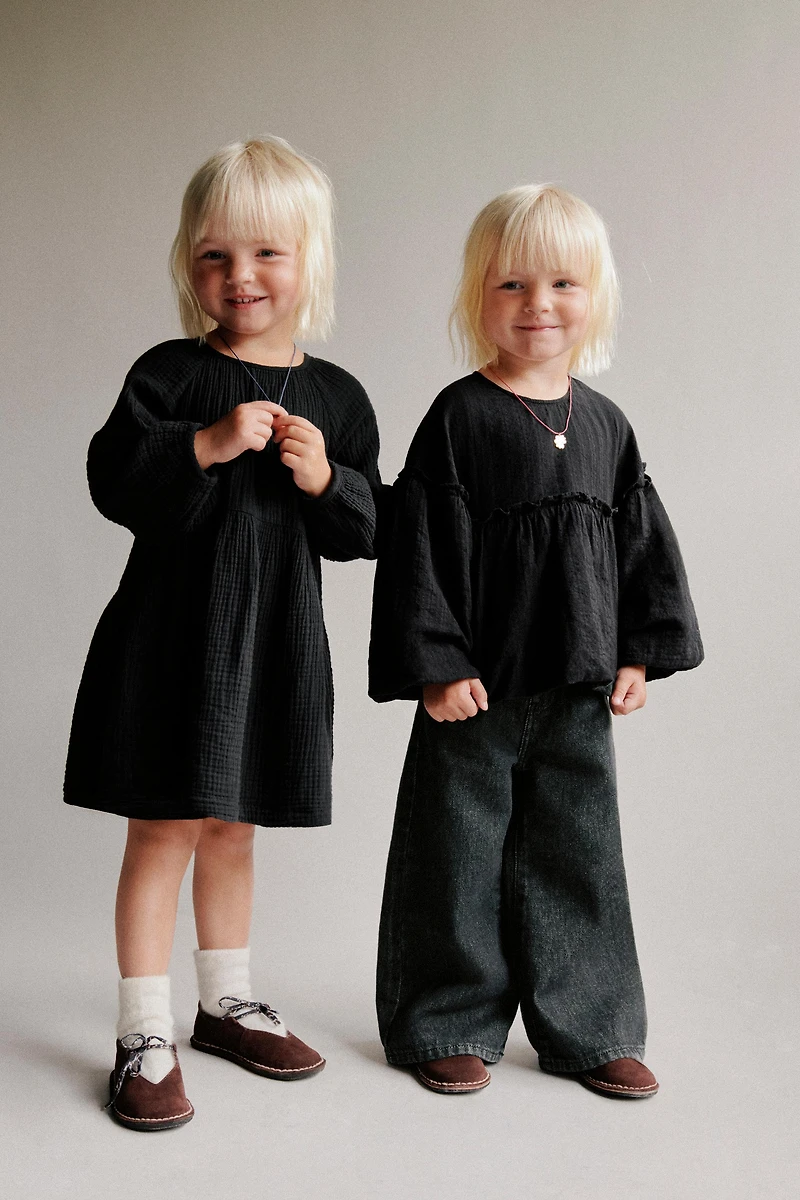 ZARA TIMELESS - ROBE GAZE DE COTTON