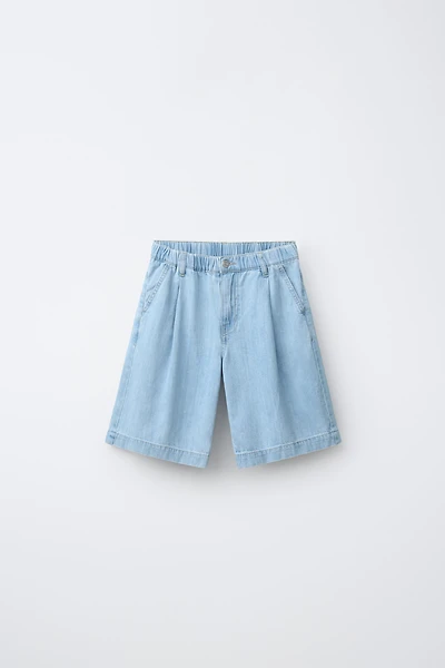LONG DENIM SHORTS