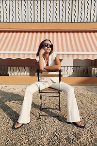 INTERLOCK FLARE PANTS