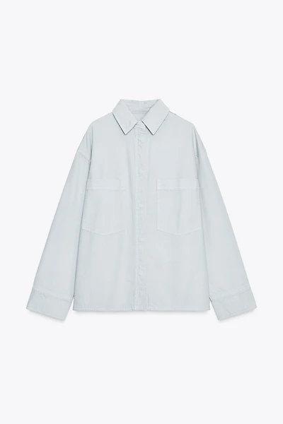 ZW COLLECTION POCKET OVERSHIRT