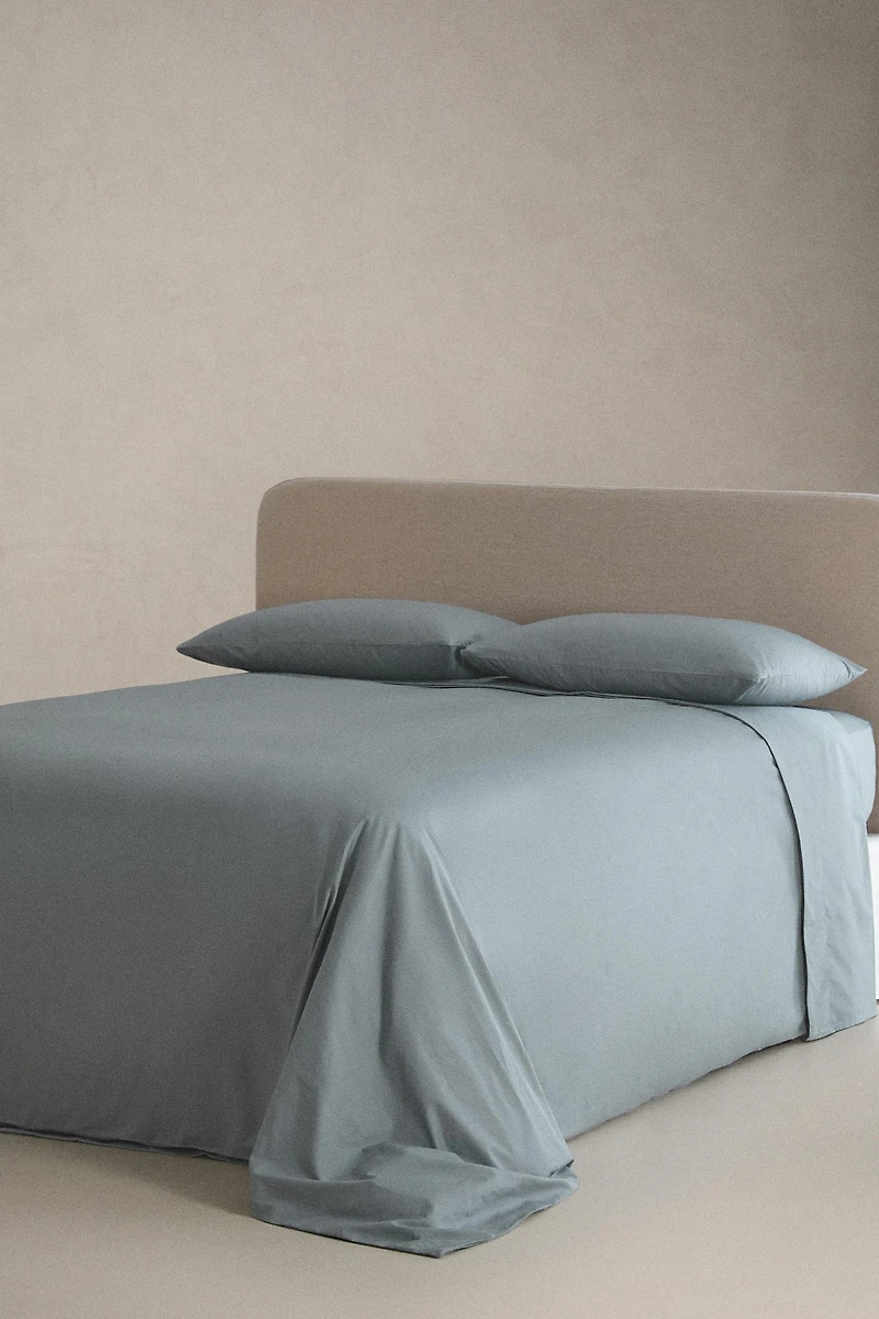 DRAP DE DESSUS PERCALE COTON (200 FILS)