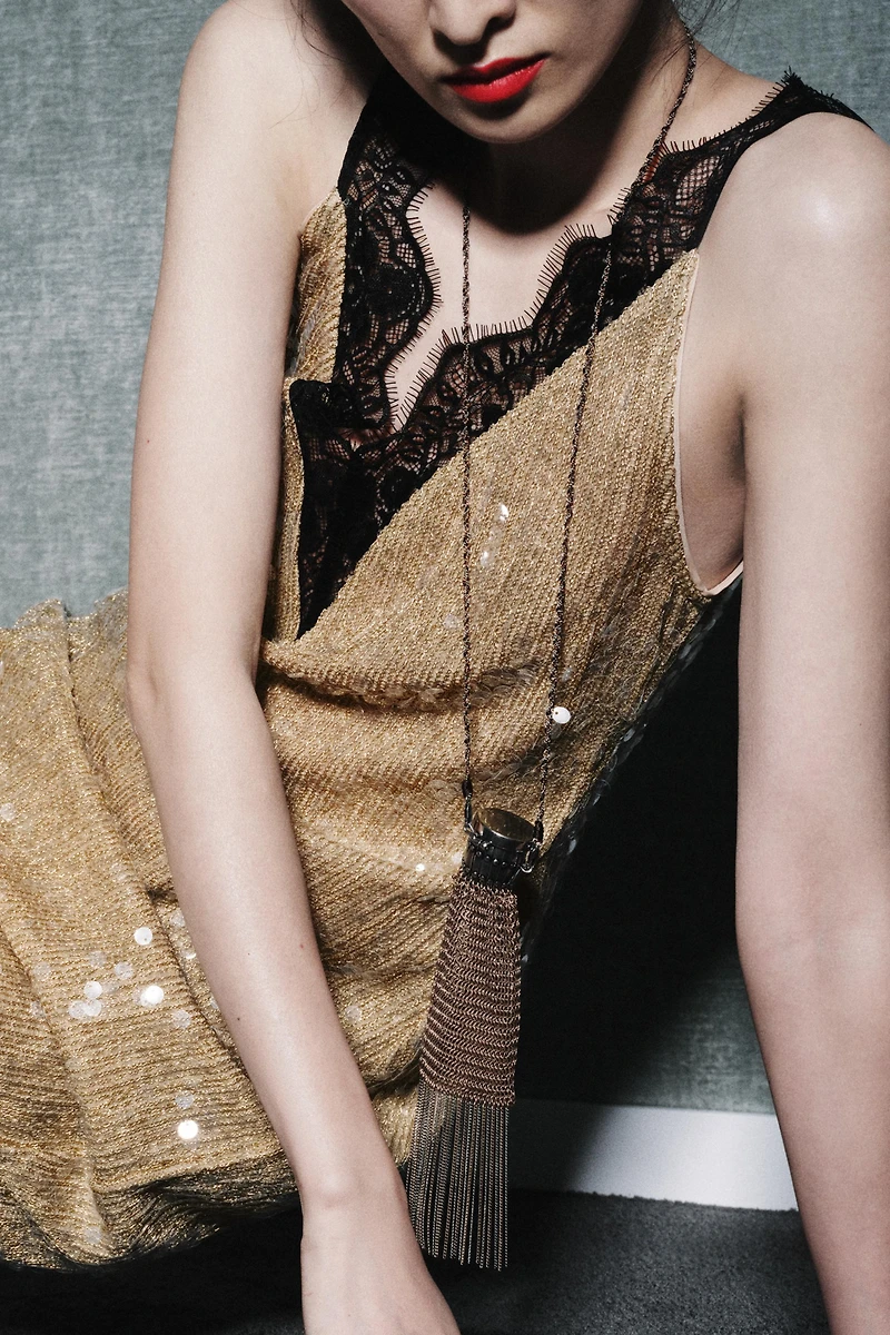 SEQUIN LACE DRESS ZW COLLECTION