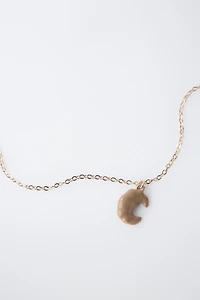 PACK OF TWO CROISSANT PENDANT NECKLACES