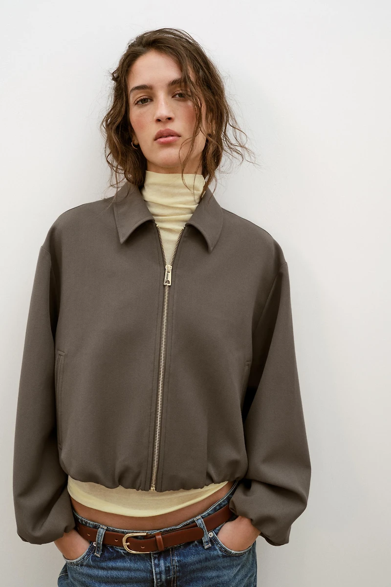VESTE BALLON ZIPPÉE