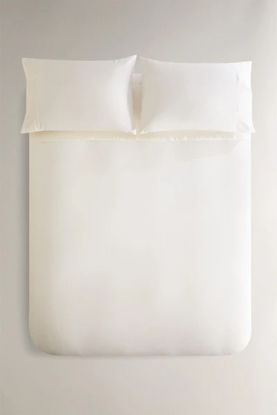 HOUSSE DE COUETTE SATIN FRISE
