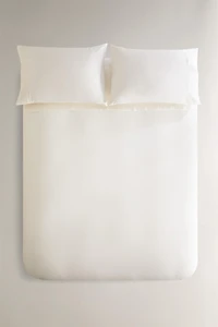 HOUSSE DE COUETTE SATIN FRISE