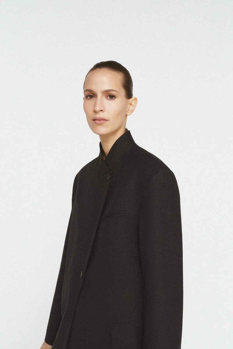 ZW COLLECTION LIMITED EDITION WOOL BLEND FROCK COAT