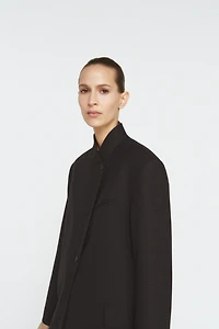 ZW COLLECTION LIMITED EDITION WOOL BLEND FROCK COAT