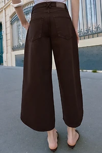 Z1975 HI-RISE BALLOON ASYMMETRIC HEM JEANS