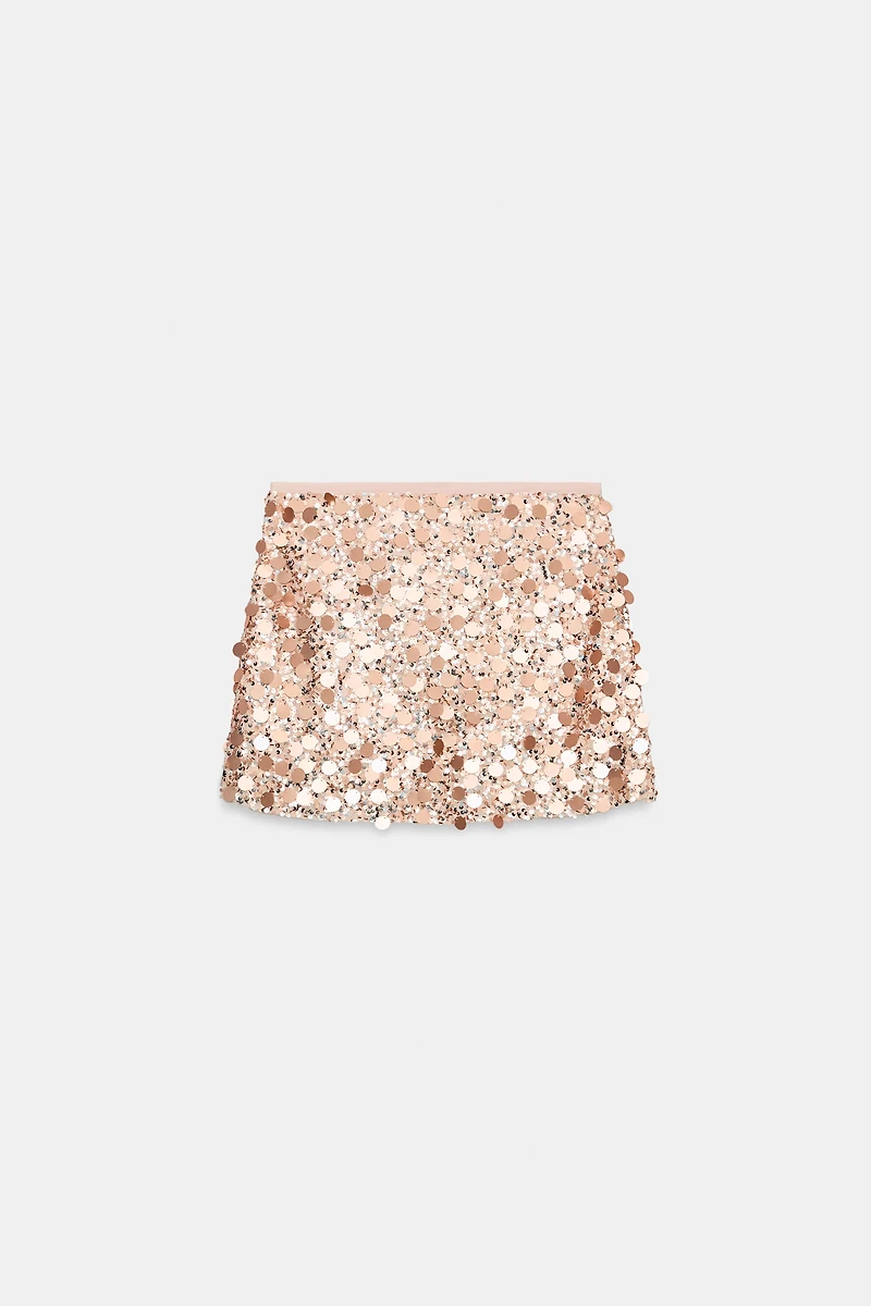 SEQUIN MINI SKIRT
