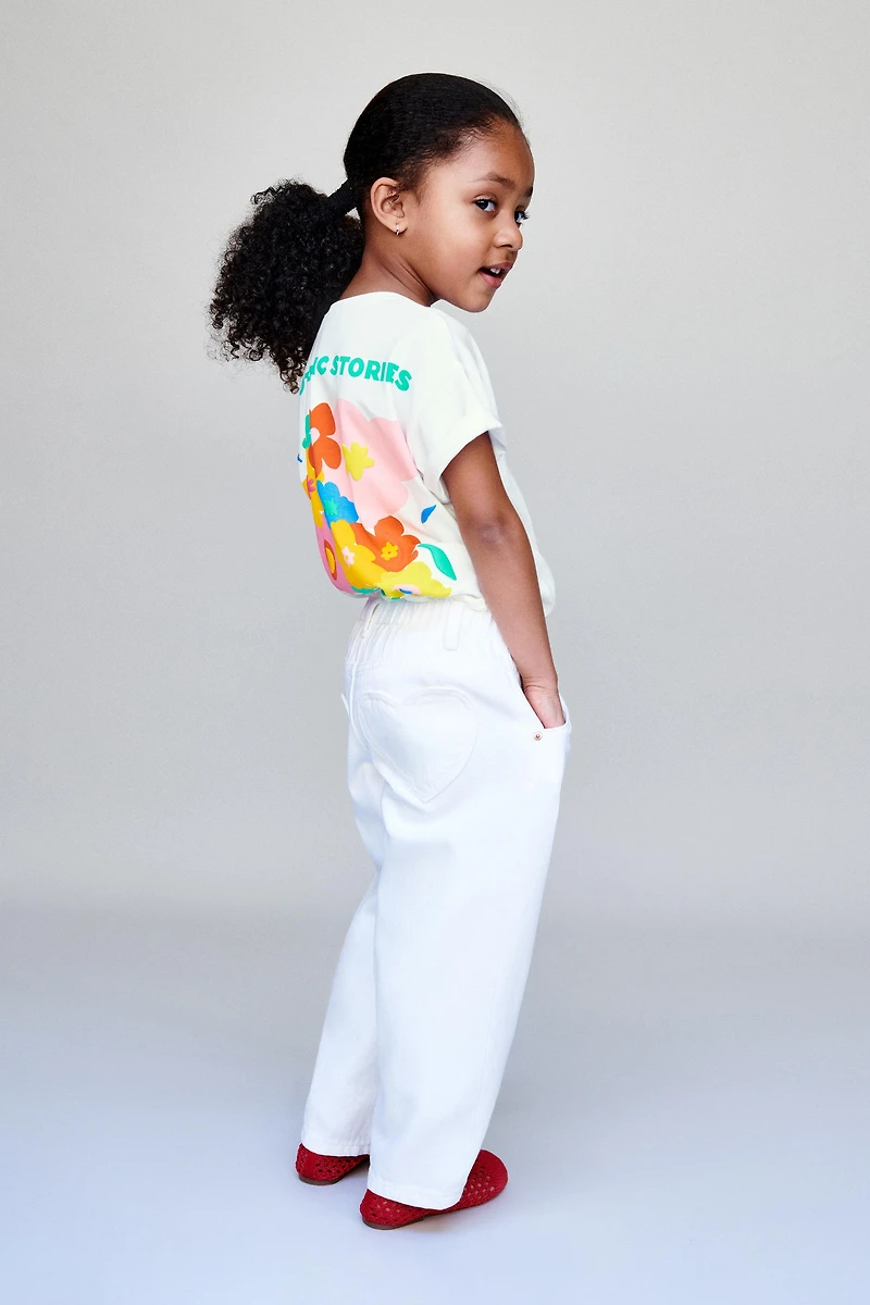 T-SHIRT IMPRIMÉ FLEURS