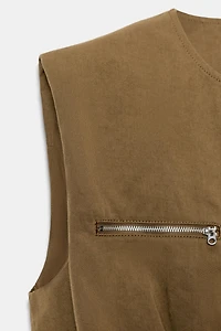 GILET BALLON ZIPS