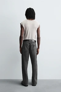 RIPPED FLARE FIT JEANS