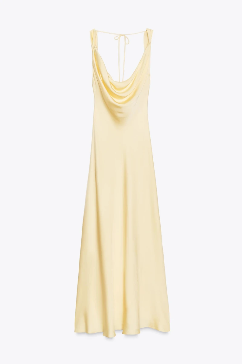 ROBE LONGUE SATINÉE ZW COLLECTION