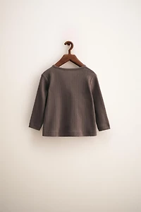 ZARA TIMELESS - T-SHIRT KIMONO POINTELLE