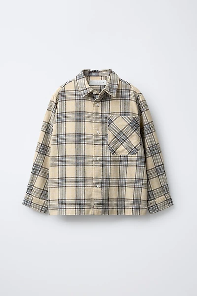 PLAID PRINT SHIRT