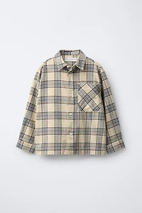 PLAID PRINT SHIRT