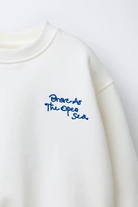 EMBROIDERED SWEATSHIRT