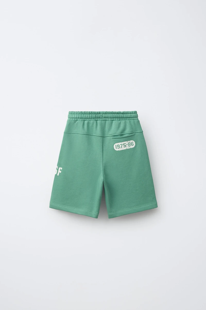 PRINTED JOGGING SHORTS