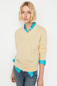 100% cashmere knit sweater