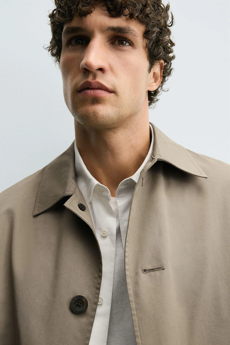 TRENCH COAT WITH REMOVABLE LINING