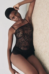 LACE STRAPPY JUMPSUIT