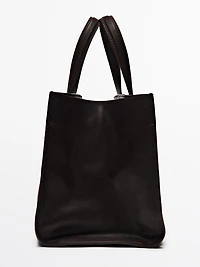 Nappa leather tote bag