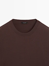T-shirt à manches courtes en coton mélang