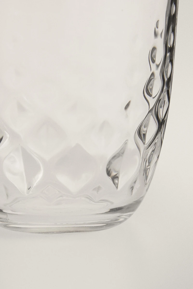 VERRE MOTIF RELIEF