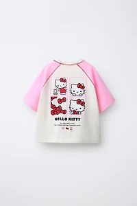 CONTRASTING RAGLAN SLEEVE HELLO KITTY © SANRIO T-SHIRT