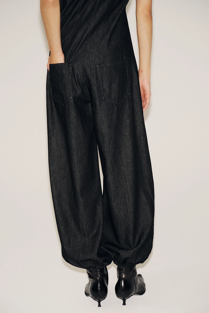 COMBINAISON BUSTIER EN JEAN TRF