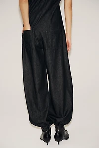 COMBINAISON BUSTIER EN JEAN TRF