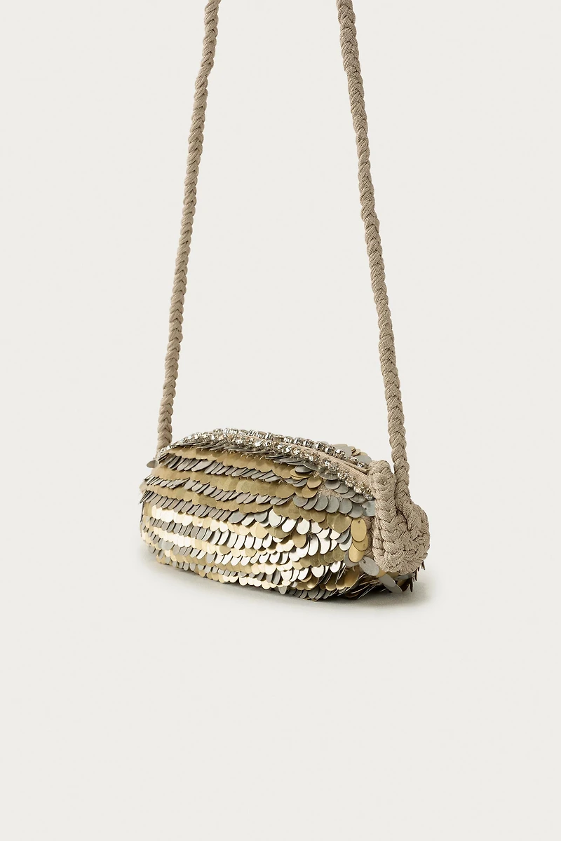 MARISA BERENSON X ZARA APPLIQUÉ BAG