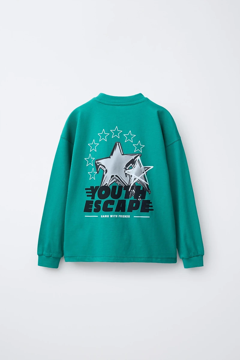 T-SHIRT IMPRIMÉ EN RELIEF