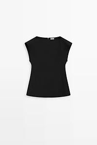 Fitted zip-detail top - STUDIO