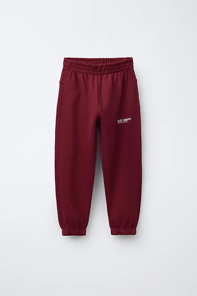 PANTALON DE JOGGING À INSCRIPTION