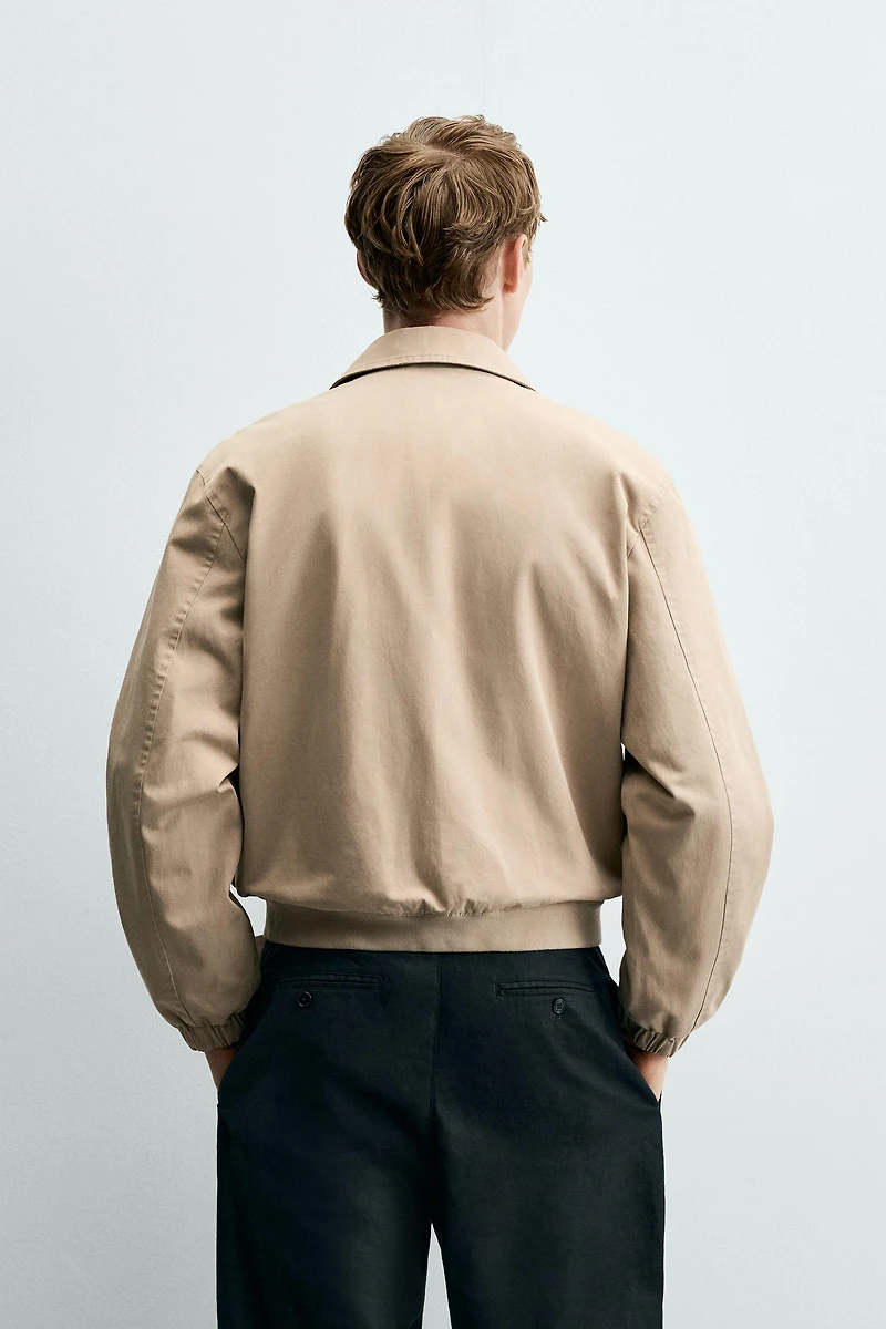 REGULAR FIT COTTON JACKET
