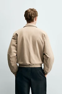 REGULAR FIT COTTON JACKET
