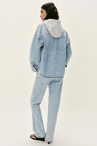 Z1975 OVERSIZED DENIM HOODIE JACKET