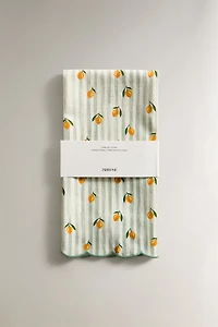 TORCHON CUISINE COTON CITRONS