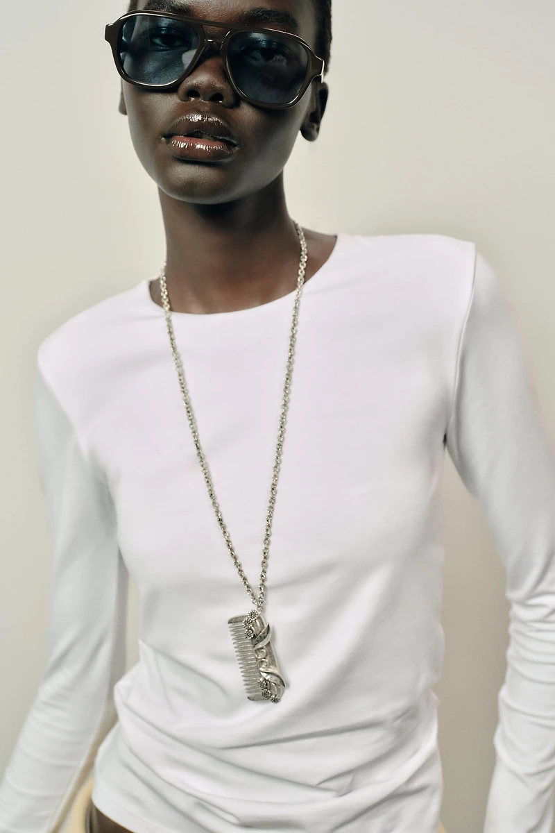 T-SHIRT BASIQUE EN COTON