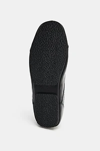 LEATHER DERBY SHOES