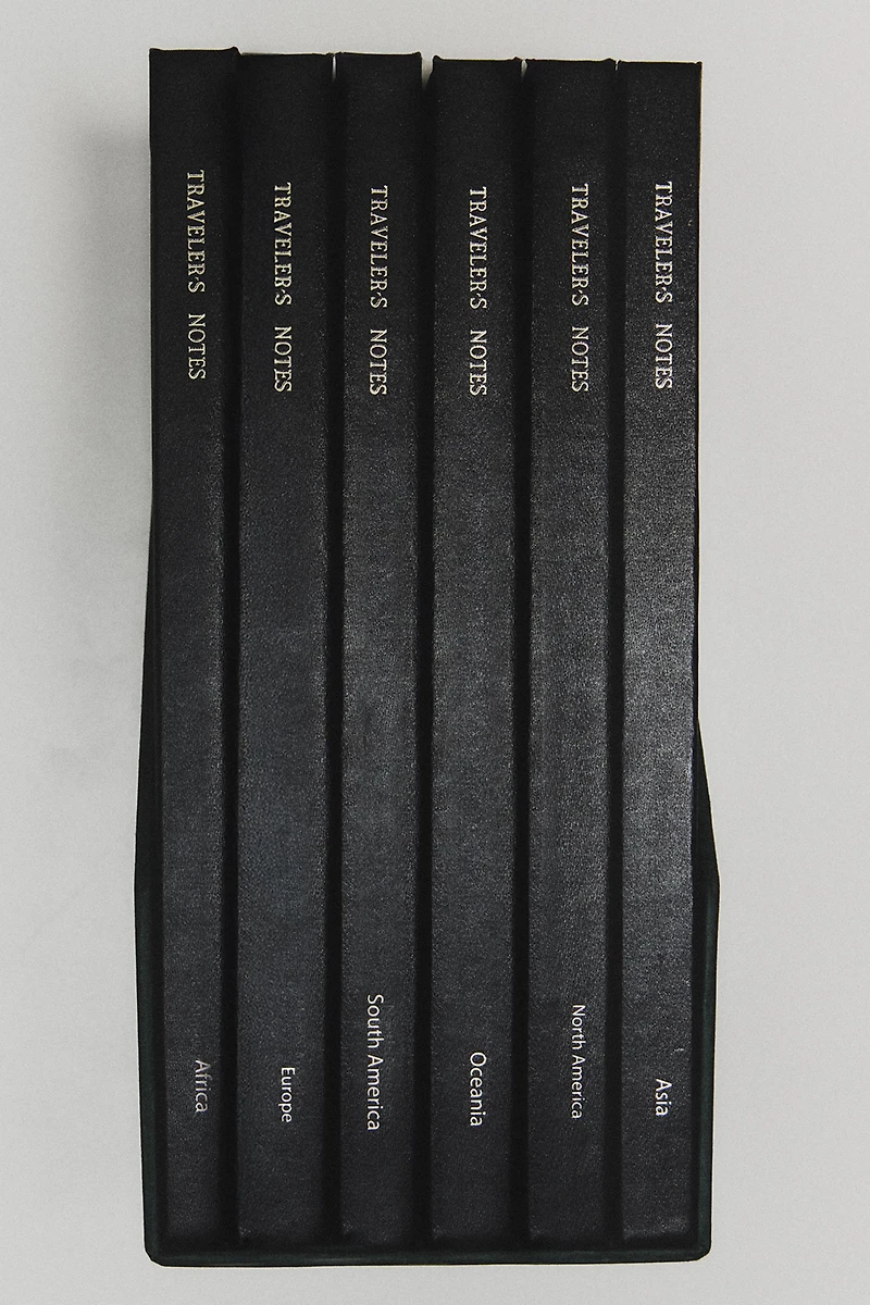 CONTINENTS TRAVEL JOURNALS SET (SET OF 6)