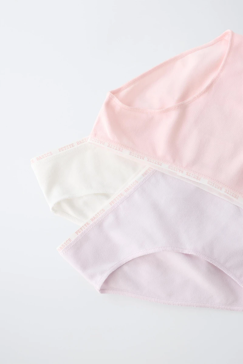 AGES 6-14 / SIX-PACK OF STRIPED & FLORAL UNDERWEAR