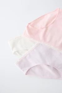 AGES 6-14 / SIX-PACK OF STRIPED & FLORAL UNDERWEAR