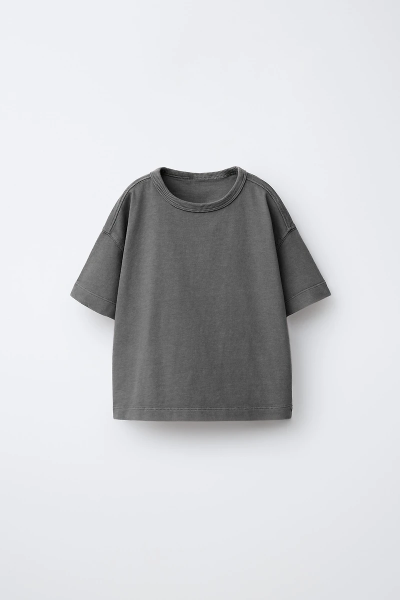 PLAIN GARMENT DYED T-SHIRT